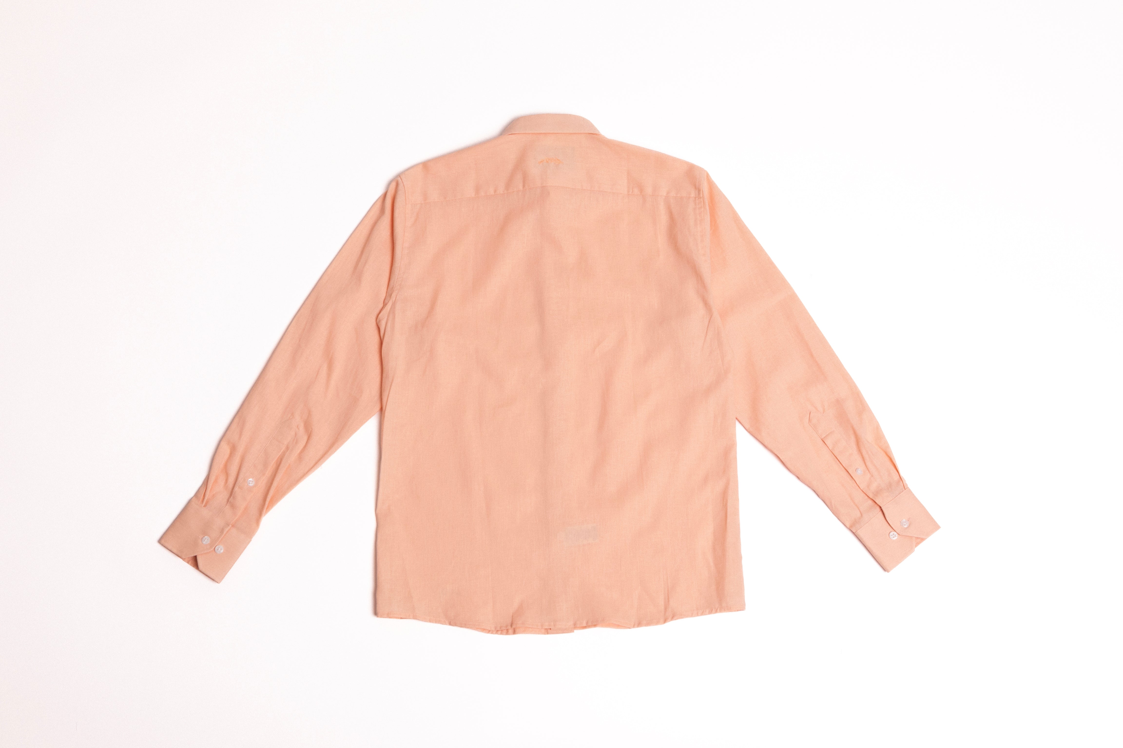 Cannes Melon Linen Shirt for Men - Breathable Summer Casual Button Down Shirt | Perfect for Beach Vacation, Outdoor Activities & Business Casual Wear
