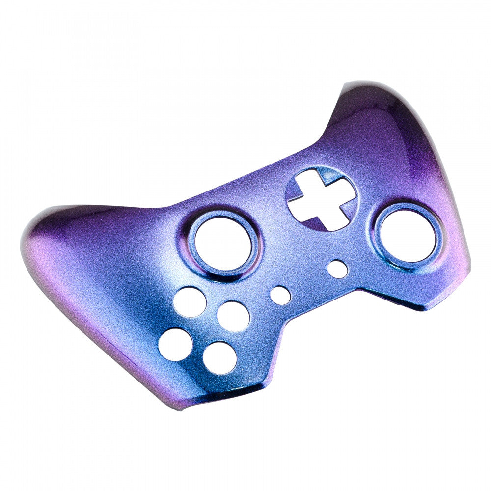 eXtremeRate Purple & Blue Chameleon Face Plate & Front Shell Replacement Kit for Xbox One Controller - Custom Gaming Shell for Enhanced Aesthetics & Grip - Perfect for Xbox One S/X & PC Gaming