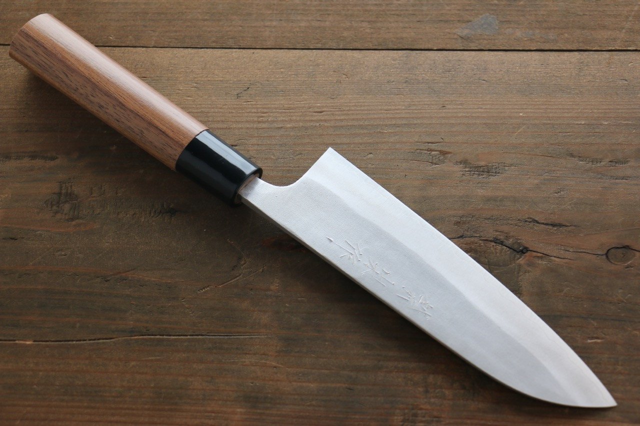 Nao Yamamoto VG10 Nashiji Santoku Knife 165mm - High Carbon Stainless Steel Japanese Kitchen Knife for Slicing, Dicing, and Chopping Vegetables, Meat, and Fish - Perfect for Home Chefs and Professional Cooks