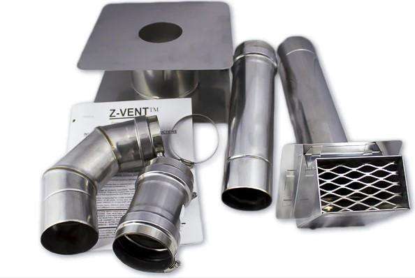 Eccotemp 3 Tankless Water Heater Venting Kit - Horizontal & Vertical Ventilation System for Gas Water Heaters | Perfect for Home, RV & Outdoor Use