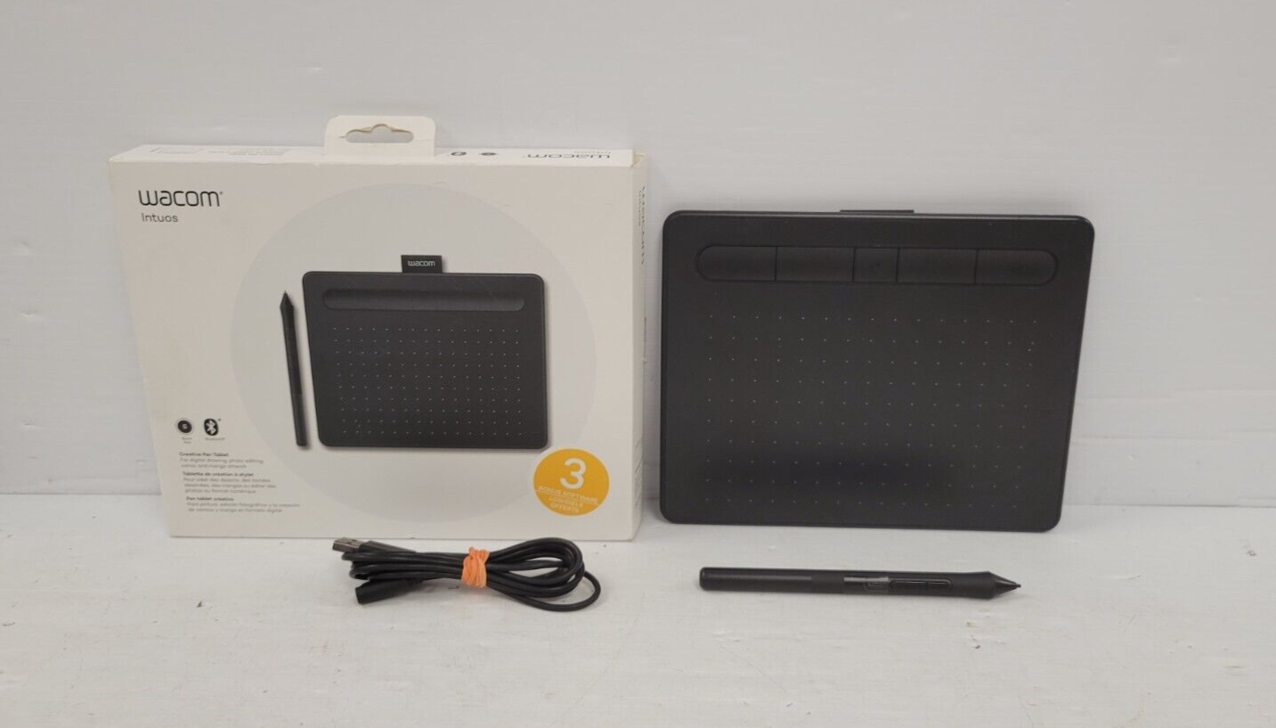 Wacom CTL 4100WI Drawing Tablet with Battery-Free Pen - Digital Art, Graphic Design & Photo Editing Tool for Artists & Creators - Perfect for Home Studio, Office & Online Classes
