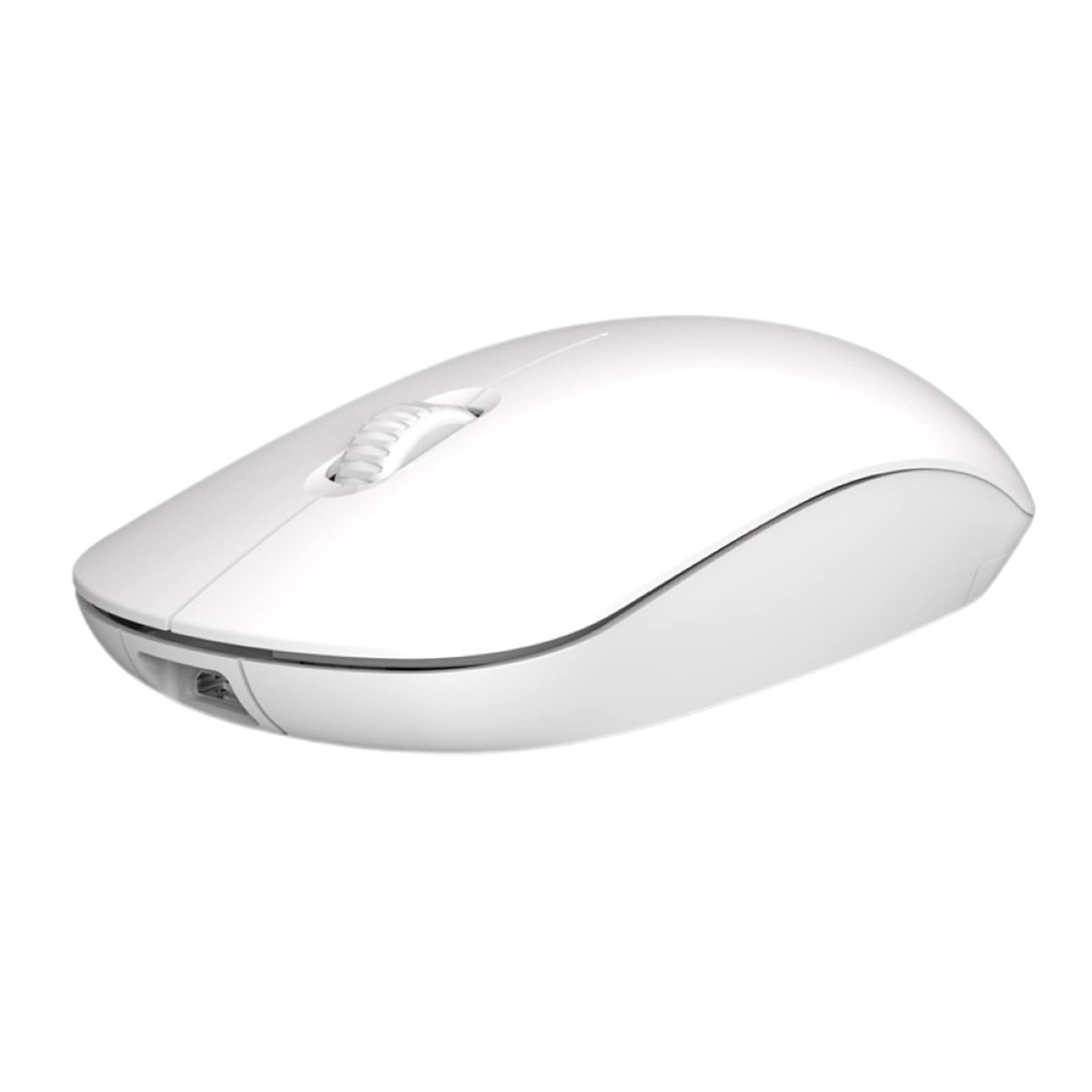Vermont Wireless Gaming Mouse - Rechargeable 2.4GHz RGB 4-Color LED, Ergonomic Design for PC/Laptop (White) | Perfect for FPS, MOBA Games & Office Work
