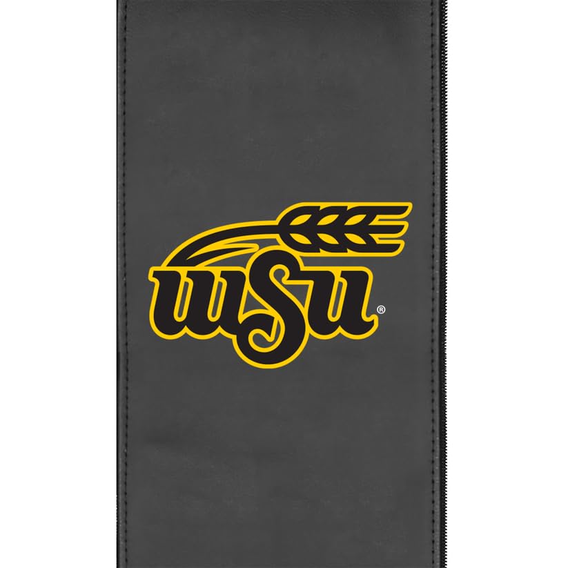 PhantomX Black Mesh Gaming Chair with Wichita State Embroidered Logo - Ergonomic Office & Esports Chair for PC Gaming, Streaming, and Home Office Setup