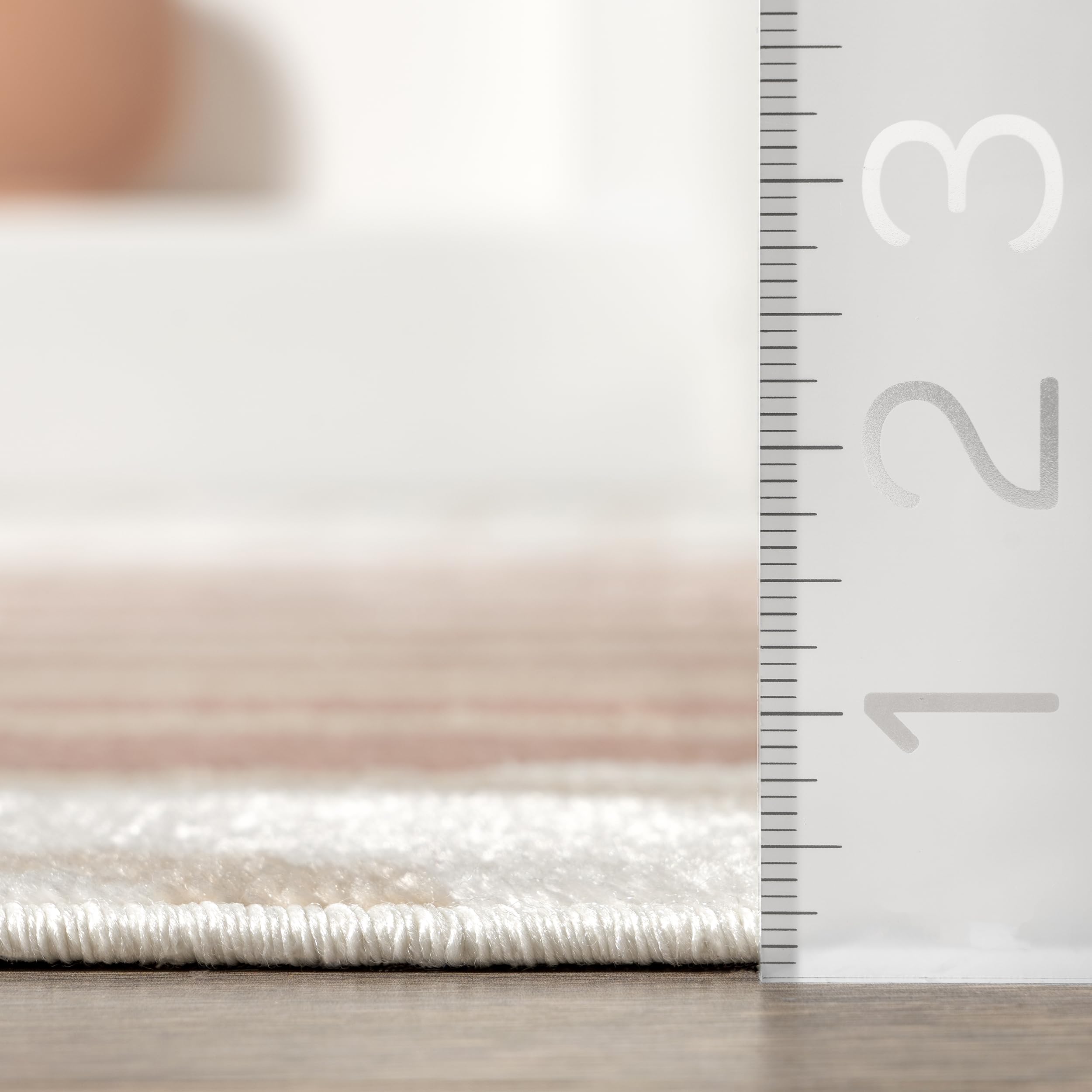 nuLOOM Shandra Abstract 9x12 Area Rug - Soft Blush/Ivory Modern Design for Living Room, Bedroom, Dining Room & Kitchen | Perfect for Home Decor, Floor Covering & Interior Styling