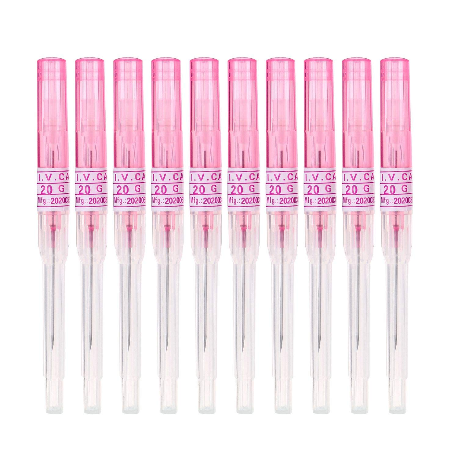 20G Piercing Needles Kit - 10PCS IV Catheter Needles for Professional Ear & Nose Piercing, Tattoo Supplies & Medical IV Start Kits - Perfect for Body Art Studios, Tattoo Parlors & Medical Clinics