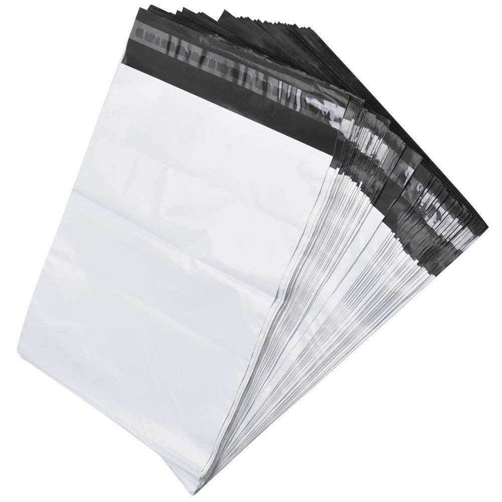 BESTEASY 14.5 x 19 Inch White Poly Mailers - 800 Self-Sealing Shipping Envelopes & Mailing Bags for Ecommerce, Small Business & Online Stores - Perfect for Clothing, Jewelry & Lightweight Packages