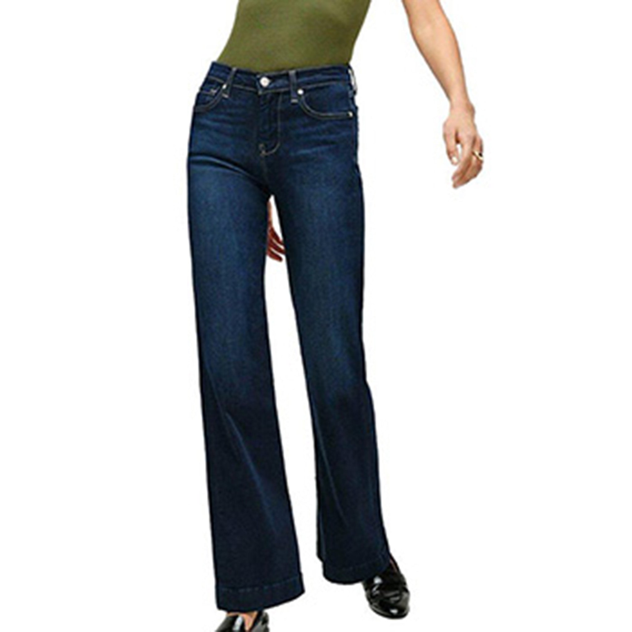 7 For All Mankind Women's TRT Tailorless Dojo Trouser Jean - Stretch Denim Pants for Work & Casual Wear | Comfortable Slim Fit Women's Jeans for Office, Travel & Everyday Outfits