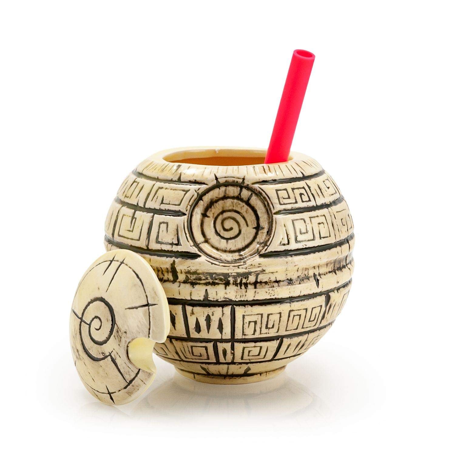 Geeki Tikis Star Wars Death Star Ceramic Coffee Mug - 24oz Large Capacity for Hot & Cold Drinks - Perfect for Home, Office & Gift Giving