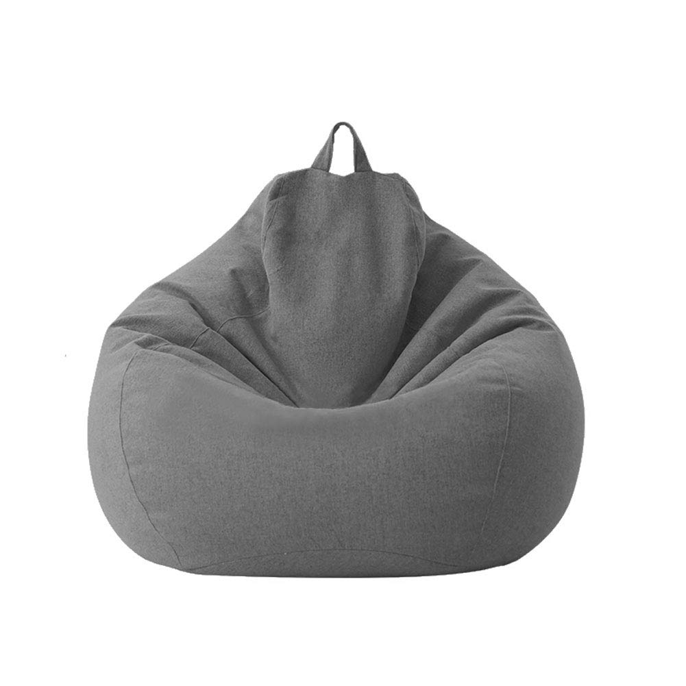 Waterproof Canvas Bean Bag Chair Cover - Plush Animal Storage Organizer for Kids' Books, Toys & Game Room - Durable Sofa Protector for Playroom & Nursery Organization