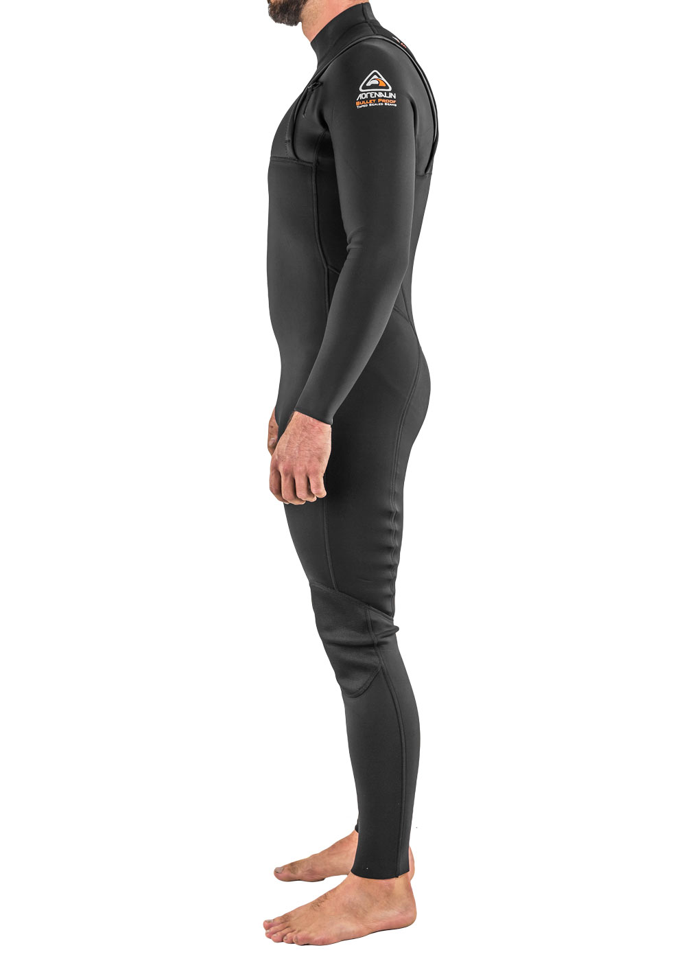 Adrenalin Men's Hyperdry 3/2mm Zipperless Steamer Wetsuit for Surfing, Diving & Water Sports - Premium Neoprene Full Wetsuit with Thermal Protection