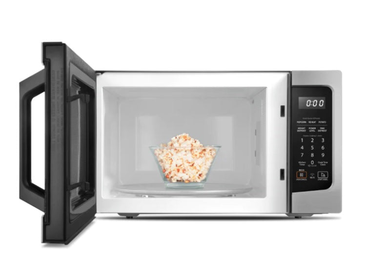 Toshiba ML-EM34PF(SS) 34L Microwave Oven - Countertop Stainless Steel with 10 Power Levels, Eco Mode & Child Lock - Perfect for Small Kitchens, Dorms & Office Break Rooms