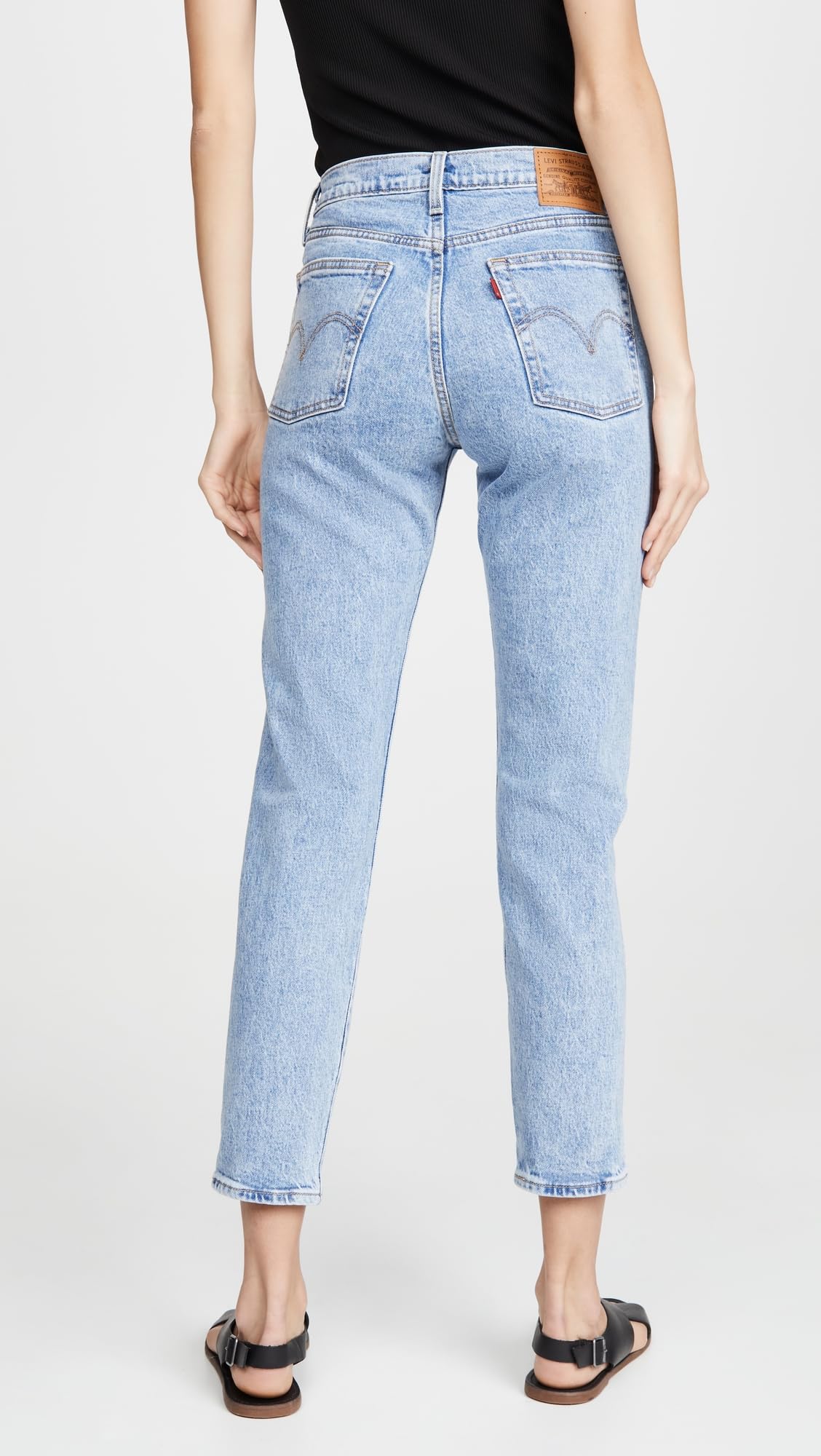 Levi's Women's Premium Wedgie Icon Fit High Waist Jeans - Vintage Denim Pants for Casual Wear & Everyday Outfits