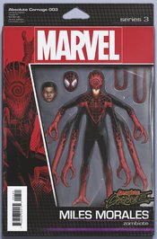 Absolute Carnage #3 (of 5) Christopher Action Figure Variant - Marvel Comics Collectible for Superhero Fans | Perfect for Display, Gifts, and Comic Book Collections