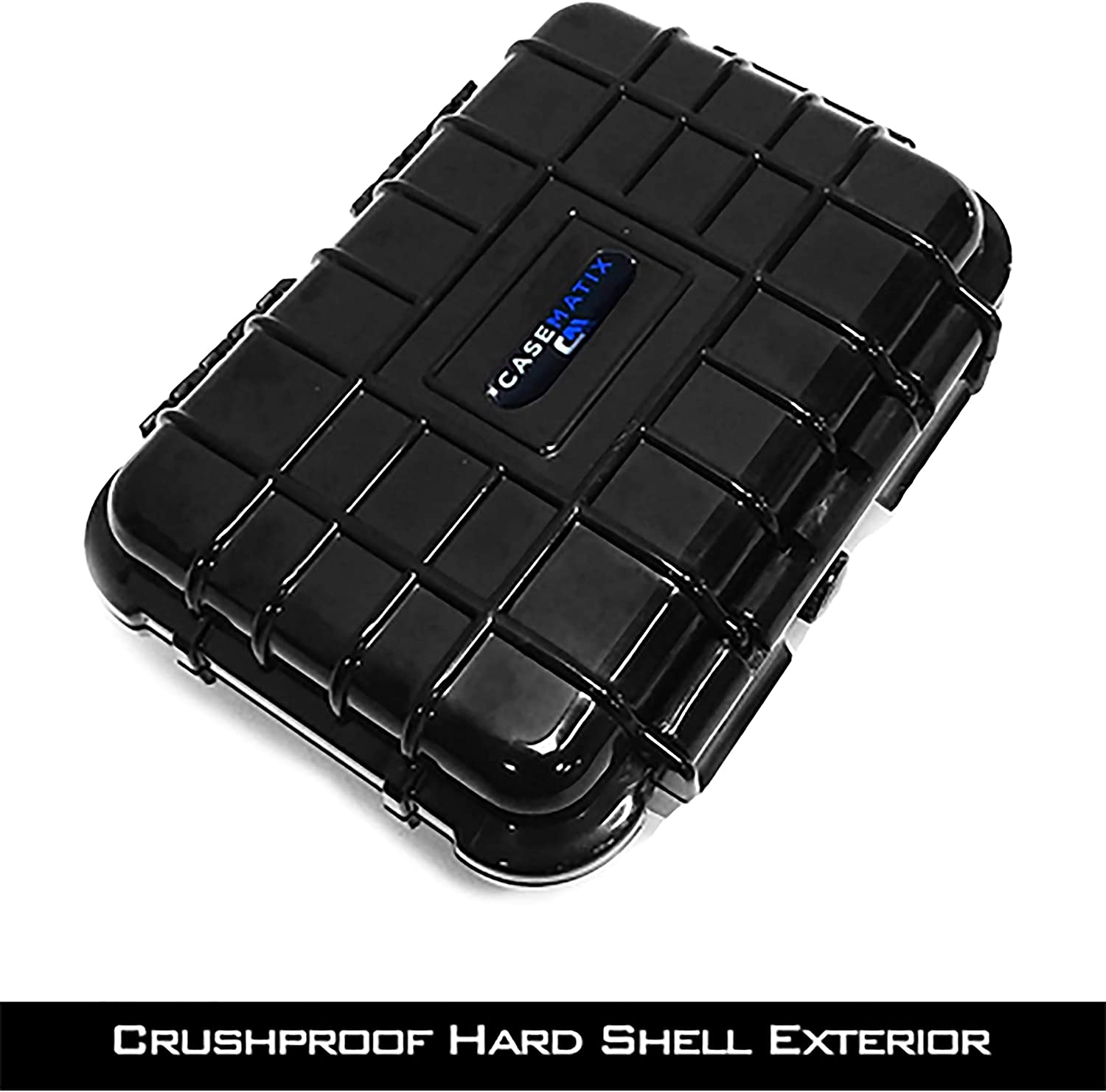CASEMATIX Graded Coin Case - Holds 4 PCGS or NGC Coin Slabs, Waterproof & Shockproof Storage Box with Impact-Absorbing Foam - Perfect for Coin Collectors, Dealers & Secure Transportation