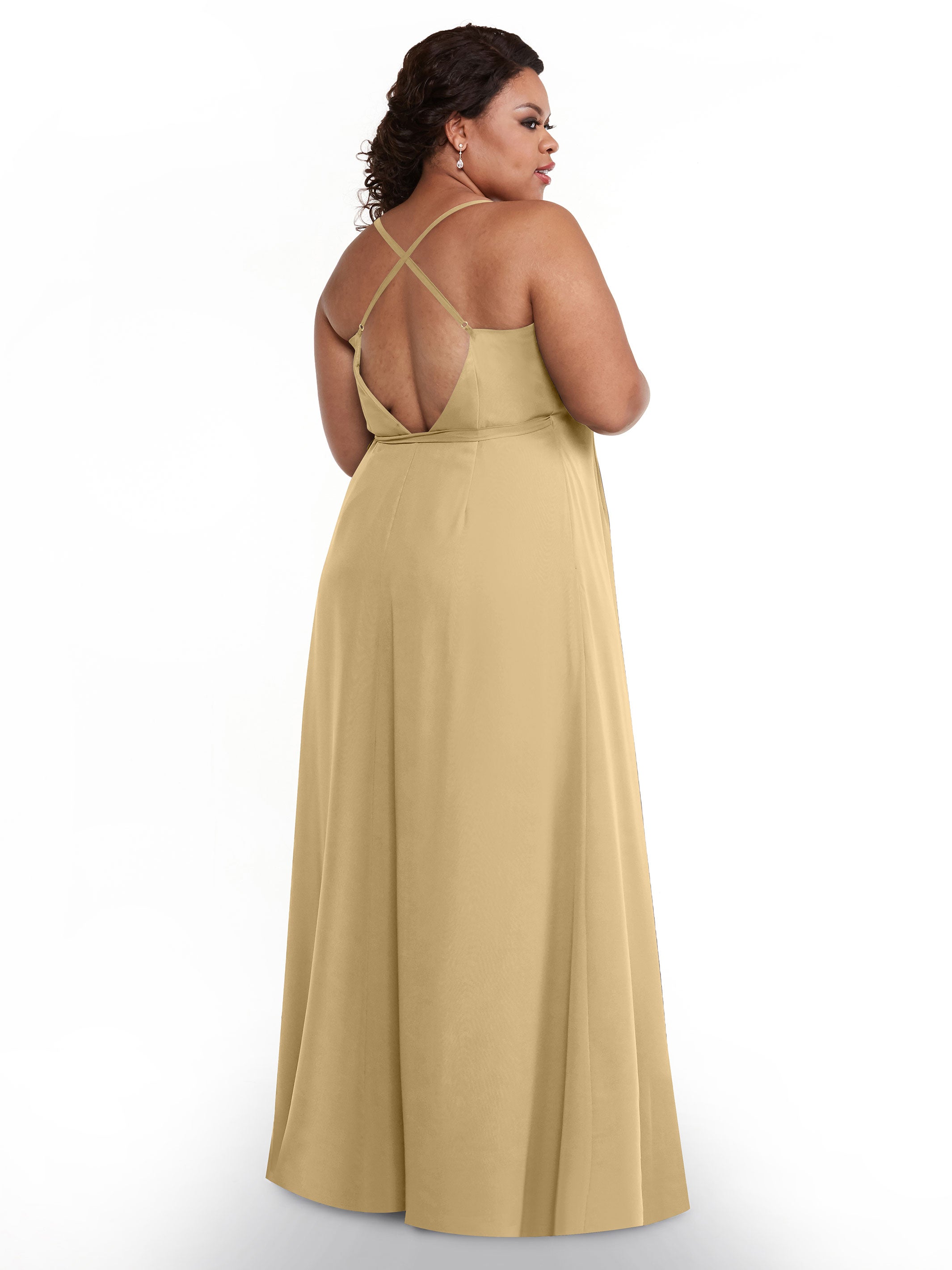 Elegant 80171 Sheath Chiffon Bridesmaid Dress with Adjustable Self-Tie Waist Sash - Perfect for Weddings, Formal Events & Special Occasions