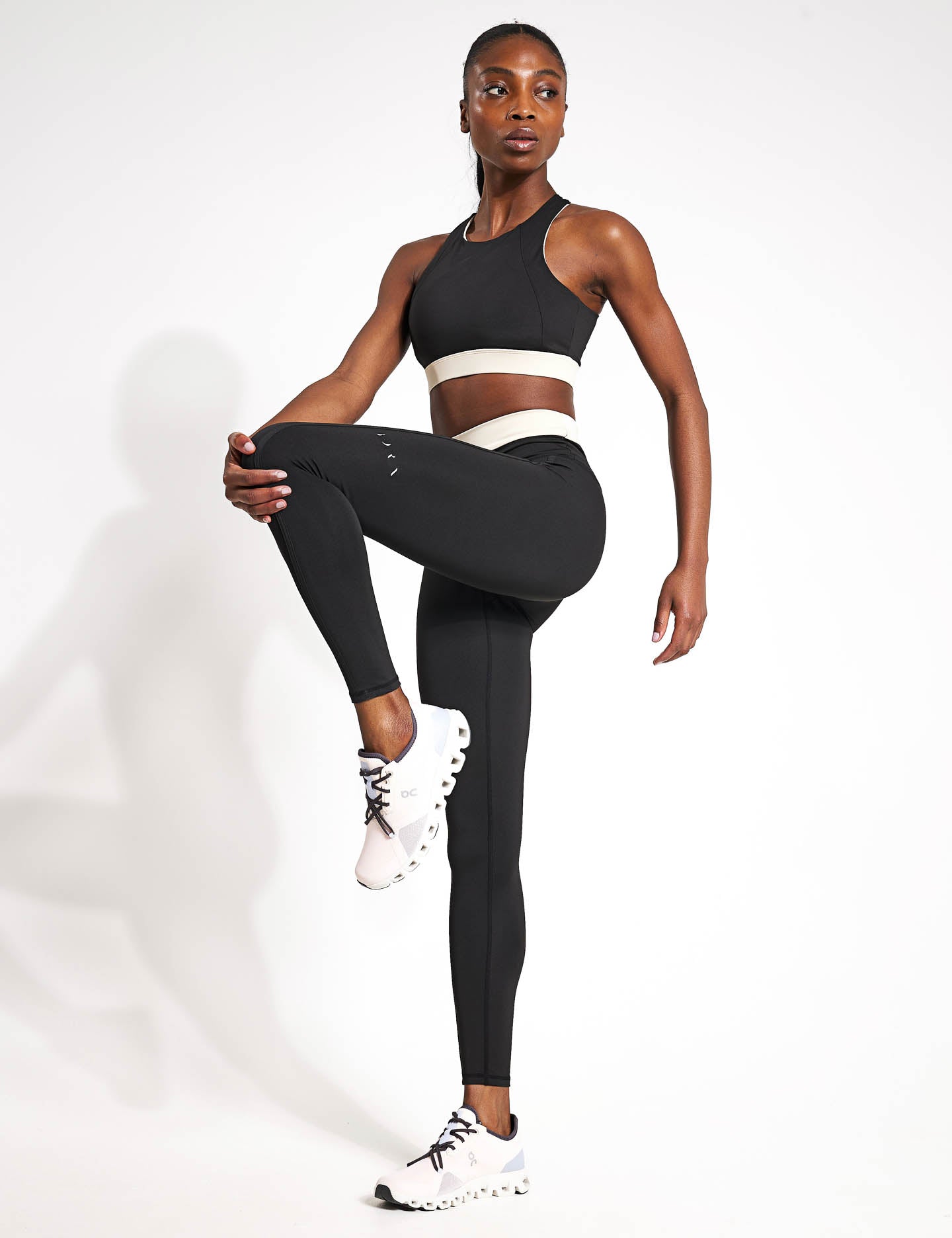 Fiorella High-Waist Leggings for Women - Black Yoga Pants, Workout Tights & Casual Wear - Perfect for Gym, Running & Everyday Comfort