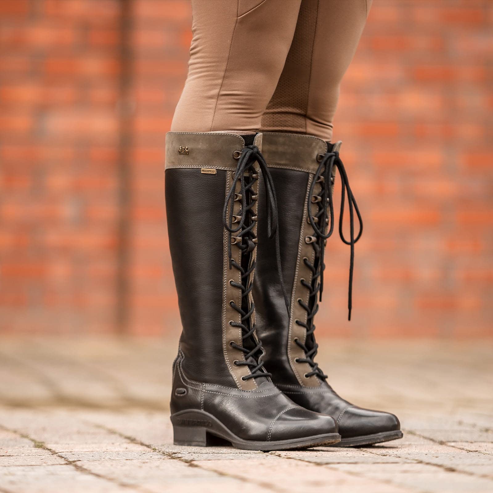 HORZE B Vertigo Cetus Waterproof Tall Riding Boots for Women - Equestrian Horseback Riding & Outdoor Activities