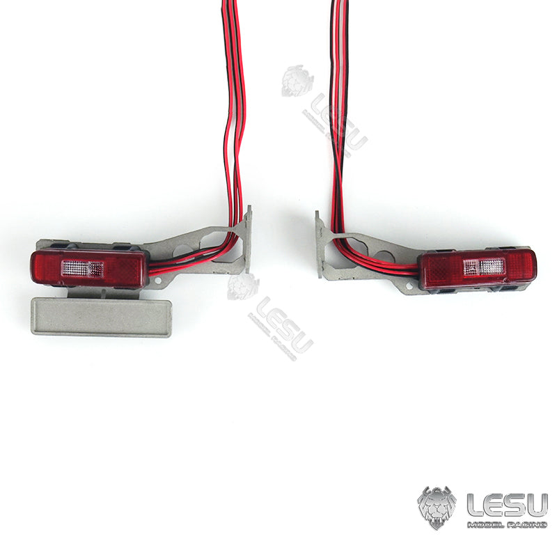 LESU 1/14 Scale LED Taillight Replacement for RC Flatbed Tractor Truck - Compatible with TAMIYA Model Cars - Durable Plastic Construction - Perfect for RC Car Upgrades & Nighttime Racing