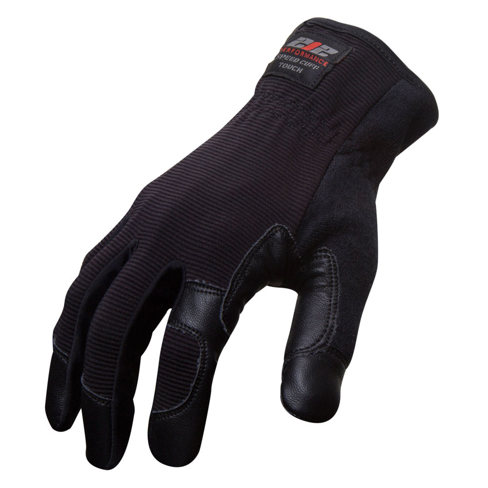 212 Performance SPDC 05 012 Speed Cuff Touch Black XXL Motorcycle Racing Gloves - Durable Protective Gear for High-Speed Riding & Track Days