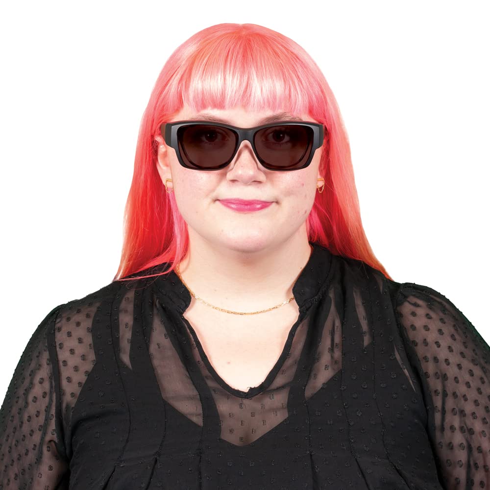 TheraSpecs Tatum WearOver Glasses for Light Sensitivity Relief - Migraine & Photophobia Relief Glasses for Indoor/Outdoor Use - Perfect for Computer Work, Driving & Daily Activities
