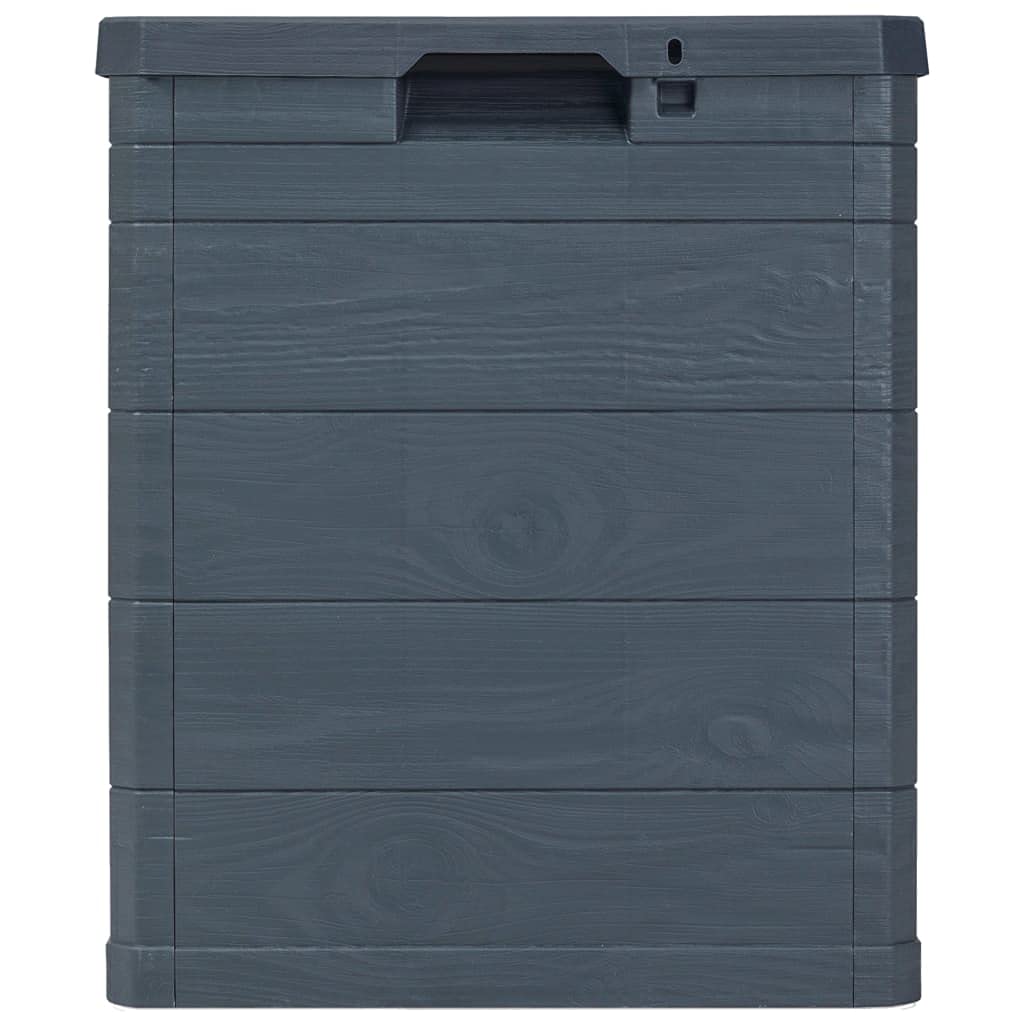 Weather-Resistant Garden Storage Box with Lid - 23.8 Gal Anthracite Outdoor Organizer for Yard Tools, Pool Accessories, Cushions & Pillows | Perfect for Patio, Deck, and Backyard Storage