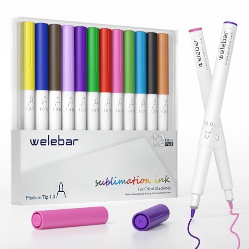 1.0 Tip Sublimation Pens-12 Pack