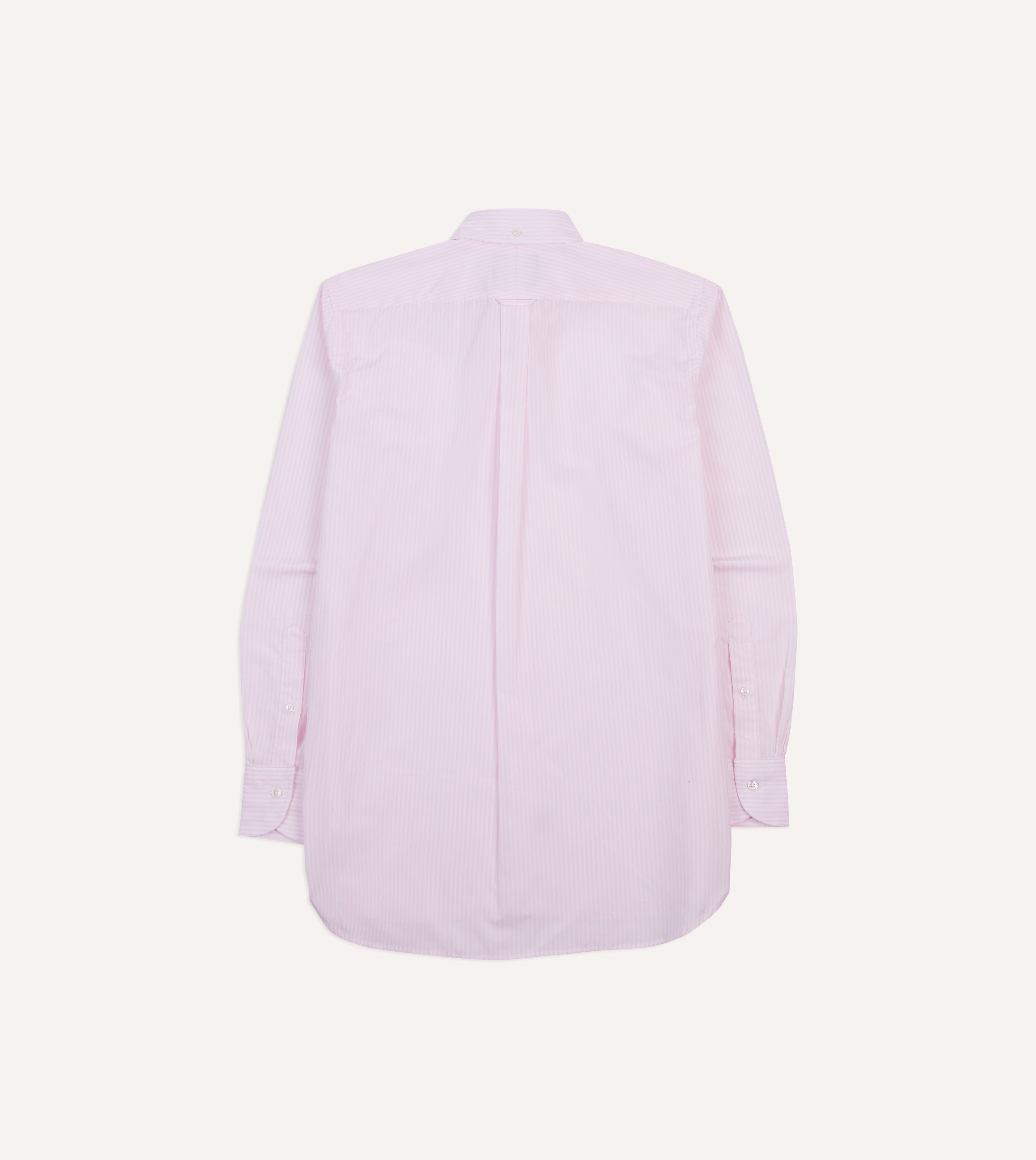 Stylish Pink Narrow Stripe Cotton Poplin Button Down Shirt for Women | Casual & Office Wear | Perfect for Business, Dating & Everyday Outfits