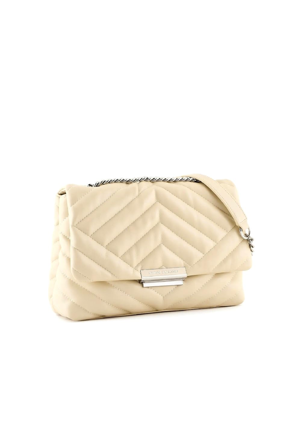 ARMANI EXCHANGE Victoria Medium Crossbody Bag for Women | Dusty Ground Leather Shoulder Purse | Fashionable Everyday Handbag for Work, Travel & Date Night