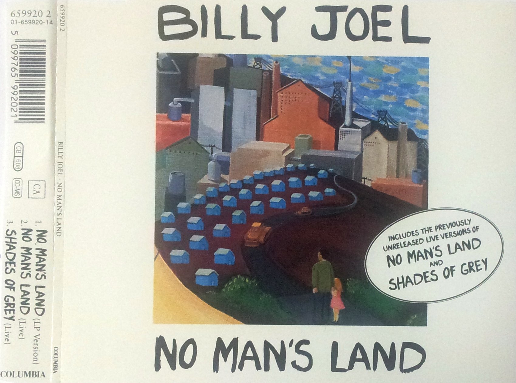 Billy Joel - No Man's Land Vinyl Record | Columbia 659920 2 | Classic Rock Music Album for Collectors & Music Lovers | Perfect for Home Listening & Gifts