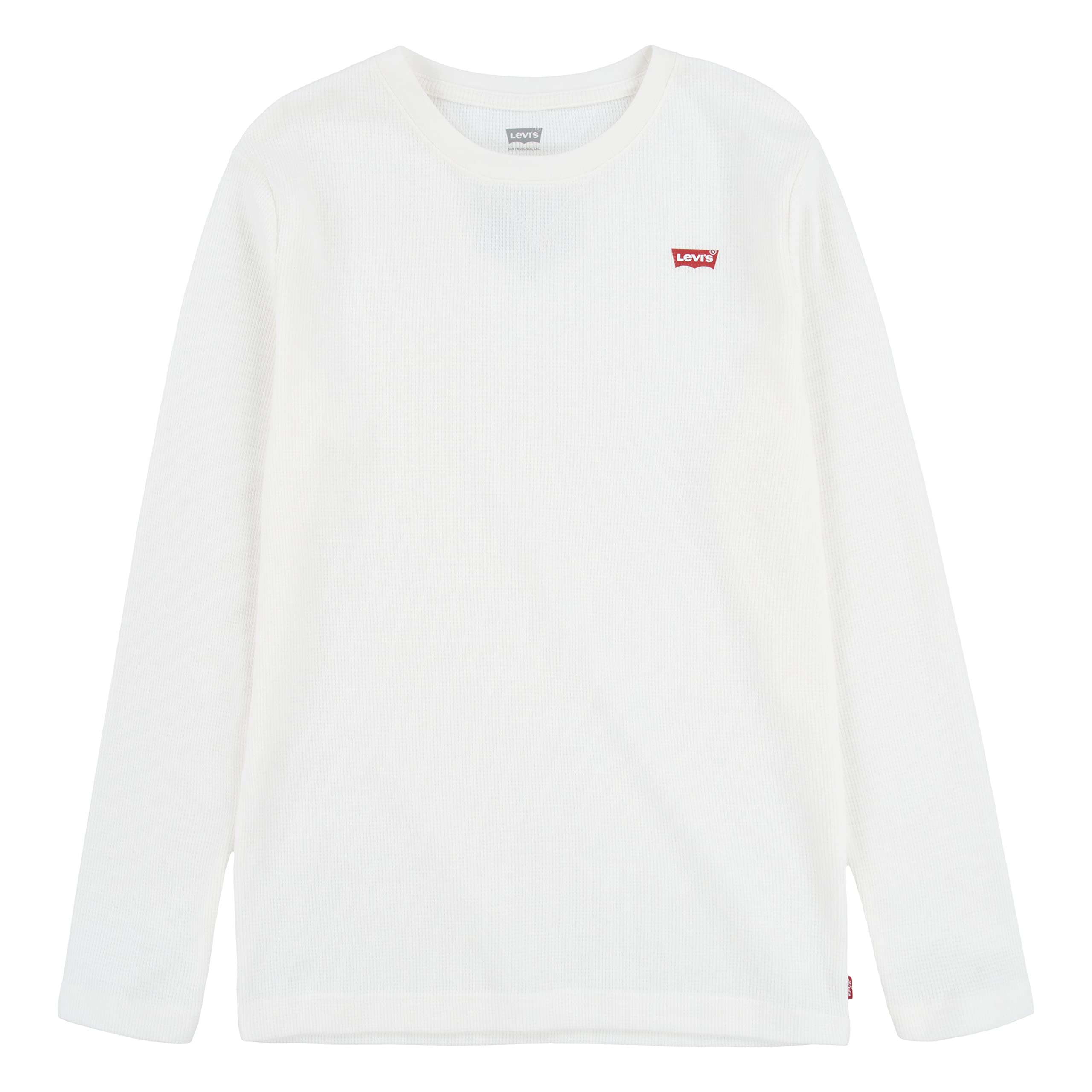 Levi's Boys' Long Sleeve Thermal Waffle Knit Shirt - Warm Winter Layering Top for Kids | School, Outdoor & Casual Wear