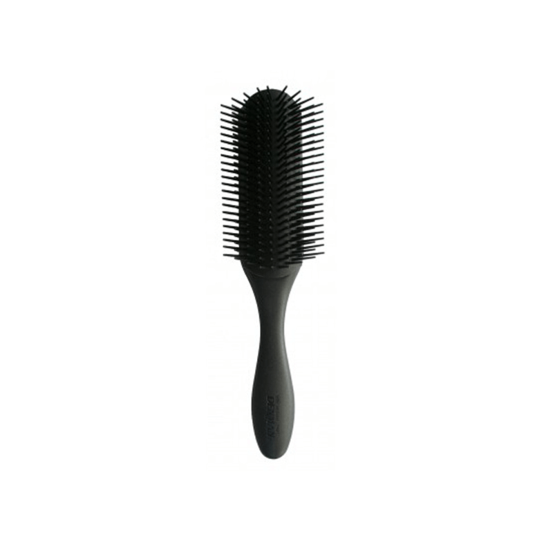 Denman D4 Original Styler 9 Row Hair Brush for Curly & Wavy Hair - Perfect for Detangling, Styling & Defining Curls at Home or Salon
