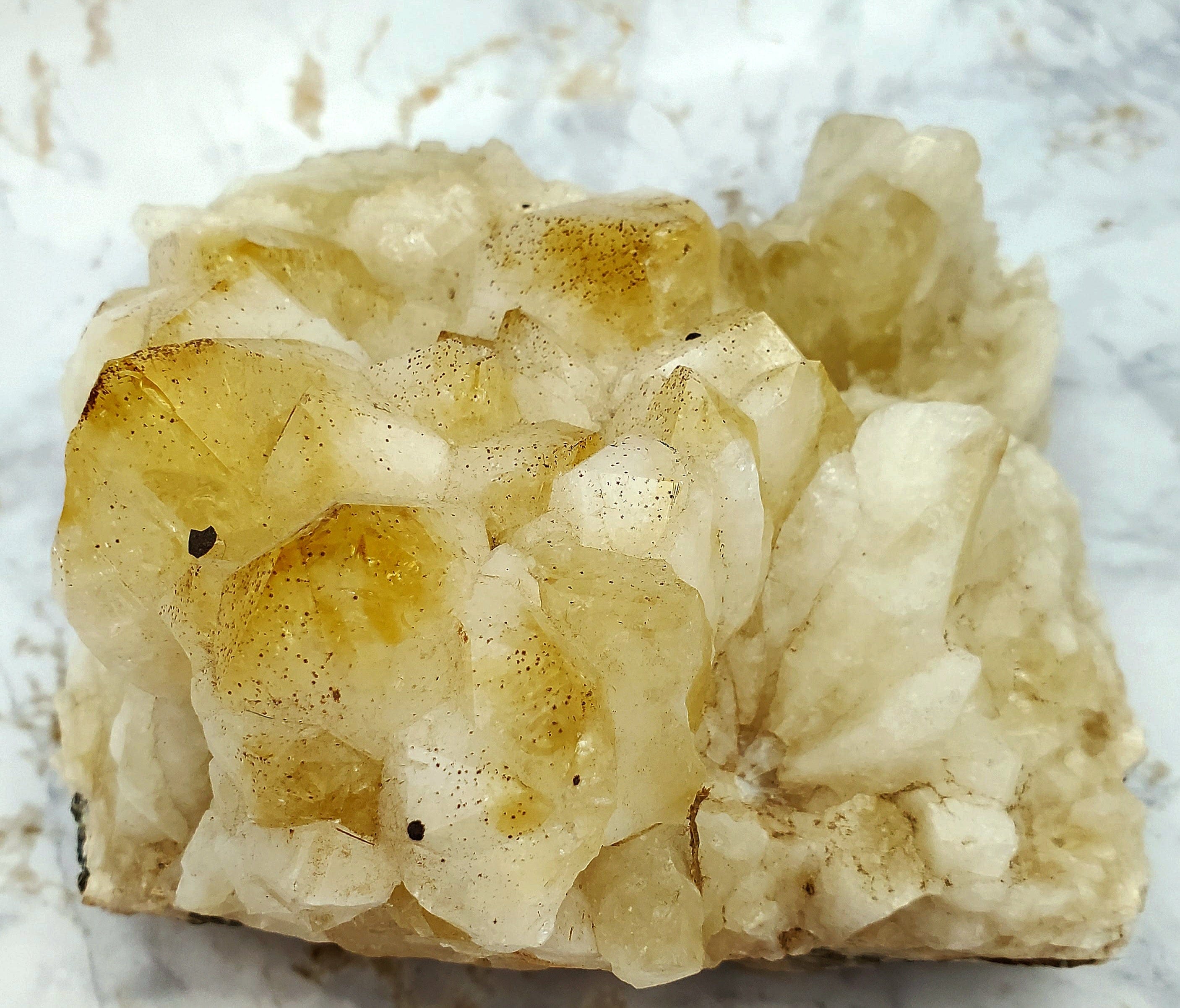 Natural Citrine Crystal Cluster - 77g Raw Healing Stone for Home Decor, Meditation & Energy Healing | Perfect for Spiritual Gifts & Feng Shui