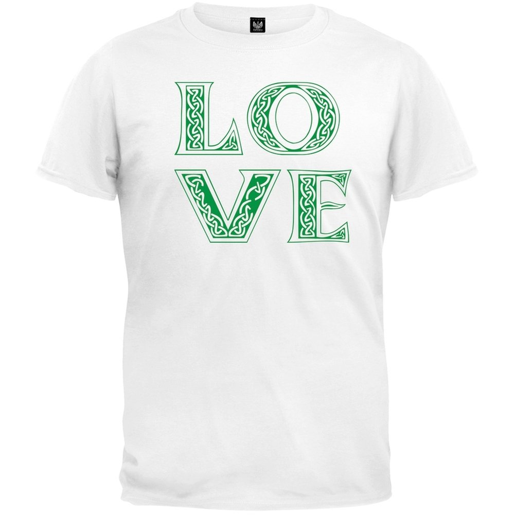 St. Patrick's Day Love T-Shirt - Irish Pride Green Shamrock Apparel for Men & Women - Perfect for St. Paddy's Day Parties & Irish-Themed Events
