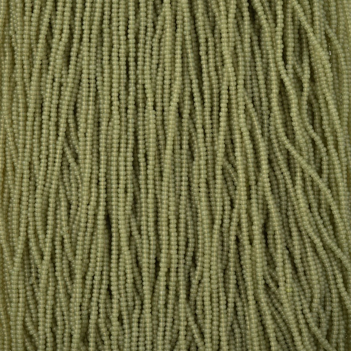 11/0 Czech Seed Beads #43270 Alabaster Avocado Solgel - 6 Strand Hank for Jewelry Making, DIY Crafts & Beading Projects - Perfect for Necklaces, Bracelets and Earrings