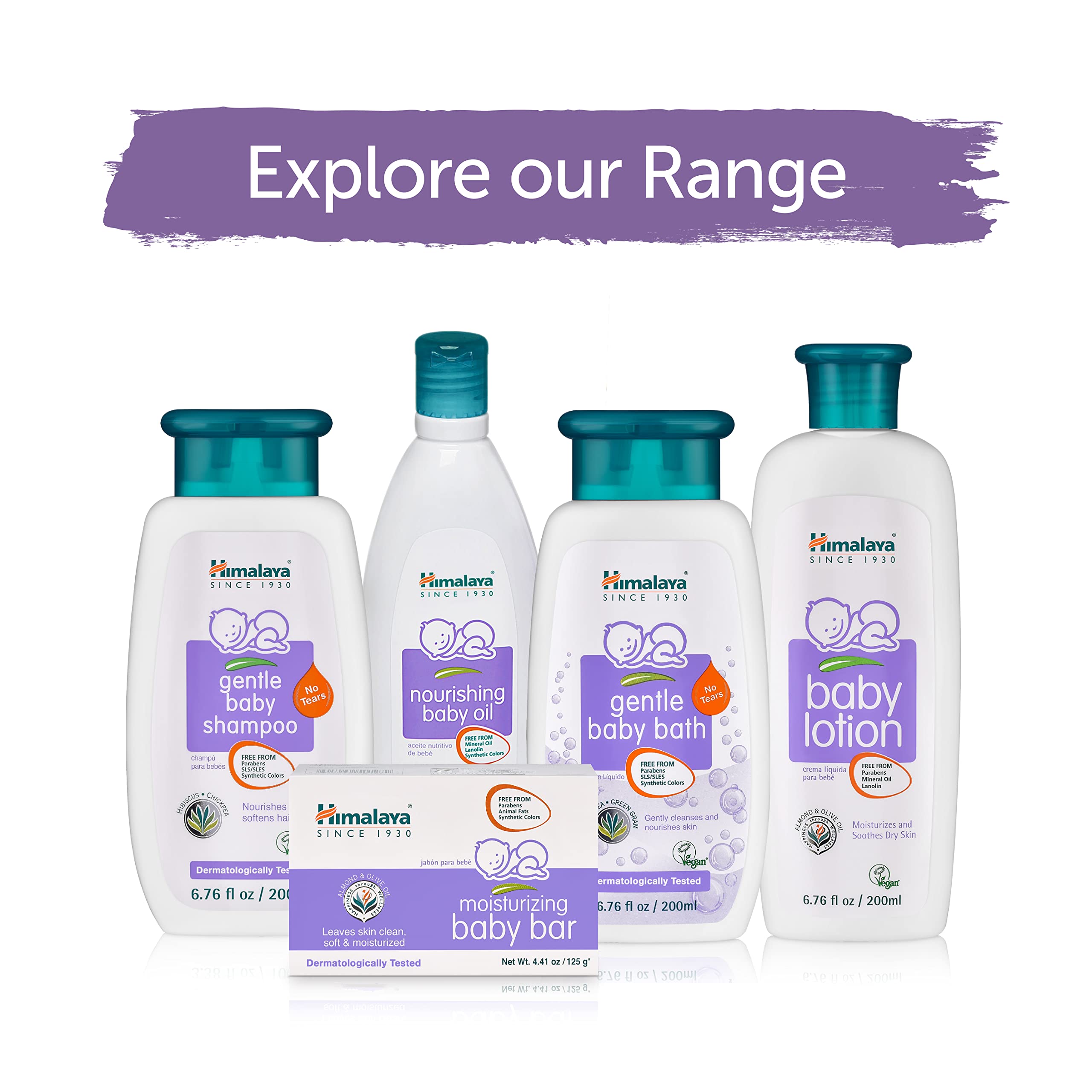Himalaya Moisturizing Baby Bar Soap - Gentle & Hydrating for Sensitive Skin, 4.41oz (3-Pack) | Ideal for Newborns, Infants & Toddlers Bath Time