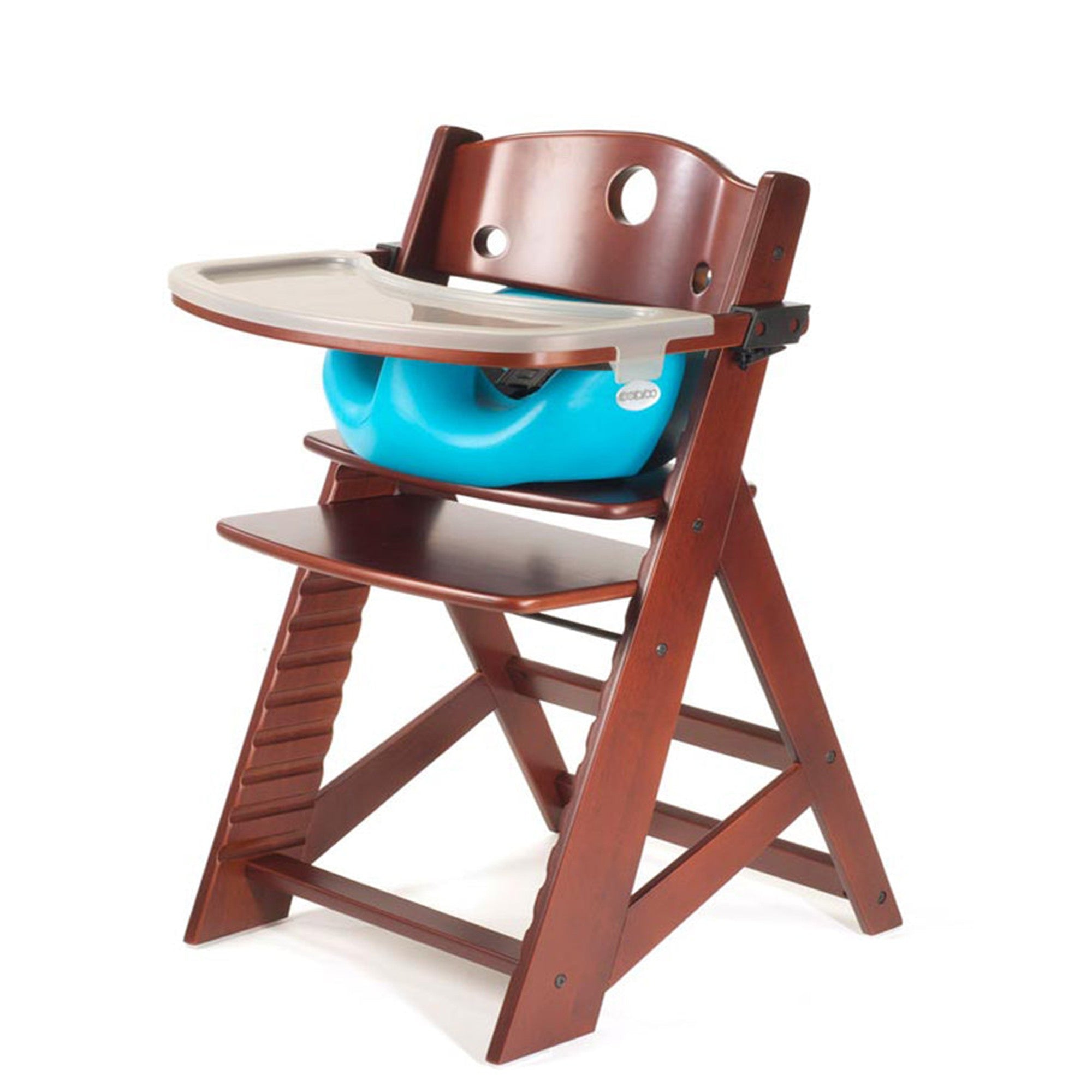 Keekaroo Kids Chair Infant Insert - Aqua Blue Baby Seat Cushion for High Chairs, Booster Seats & Toddler Feeding - Safe & Comfortable Support for Infants