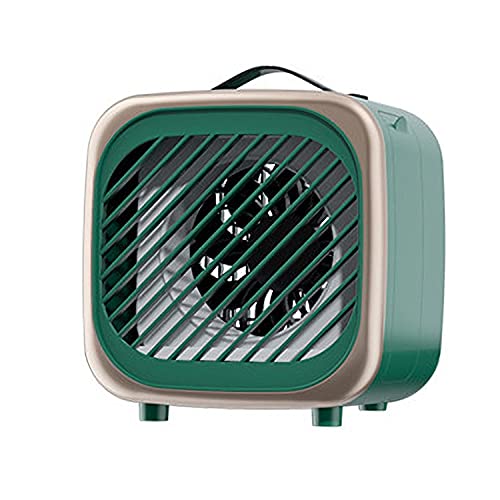 YANYUESHOP Portable Cooling Fan with Humidifier - Rechargeable Personal Table Fan, 2 Speed Settings, Ultra Quiet Evaporative Air Cooler for Home, Office, Bedroom & Travel | Perfect for Summer, Work Desks & Small Spaces