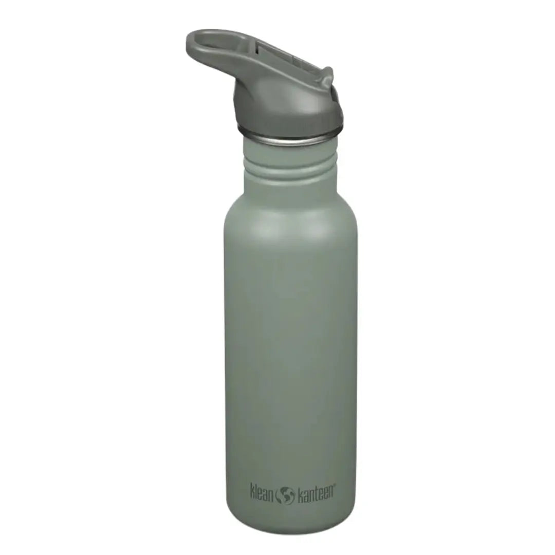 Klean Kanteen Classic Flip Cap Stainless Steel Water Bottle 800ml (27oz) - BPA Free, Leak Proof, Eco-Friendly Reusable Water Container for Hiking, Gym, Office & Outdoor Activities