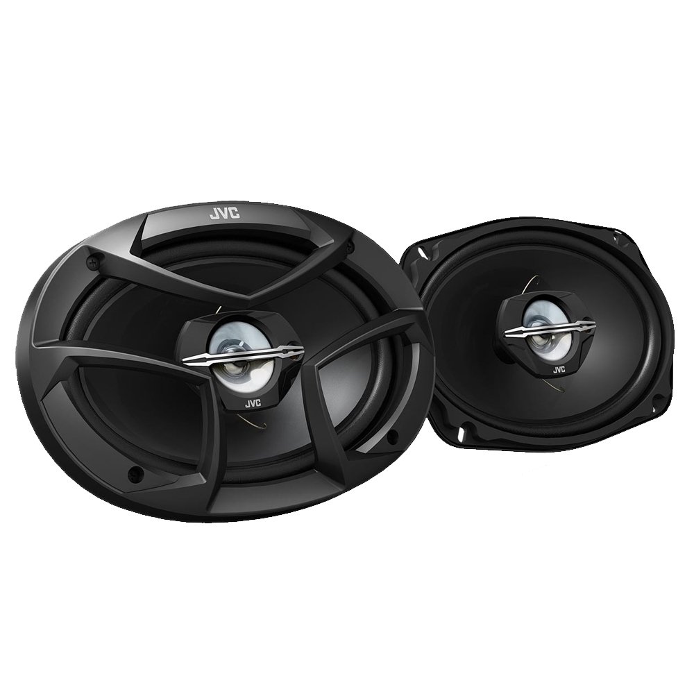 JVC KD-TD71BT Bluetooth Car Stereo with CD Player, USB Port, AUX Input & Alexa Compatibility - Includes 2 Pairs of JVC 6x9 Speakers for Premium Car Audio - Perfect for Road Trips, Commuting & Hands-Free Calling