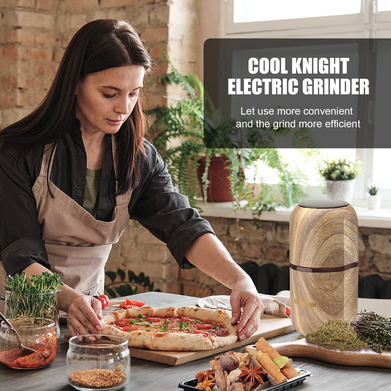 Premium Electric Herb Grinder - Large 7.5