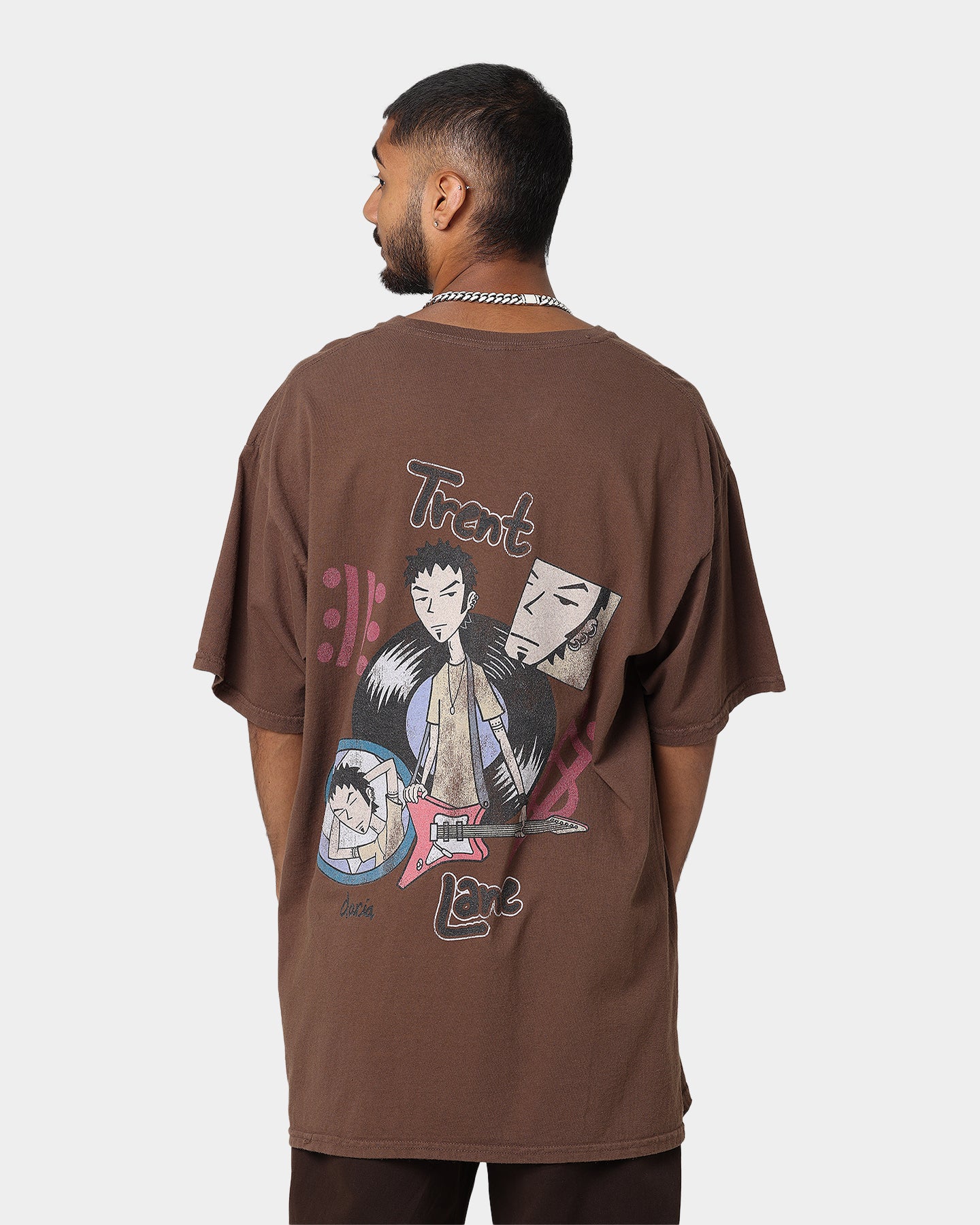 Vintage Brown T-Shirt by American Thrift X Daria Trent Lane - Retro Style Cotton Tee for Men & Women | Perfect for Casual Wear, Street Fashion, and Vintage Outfits