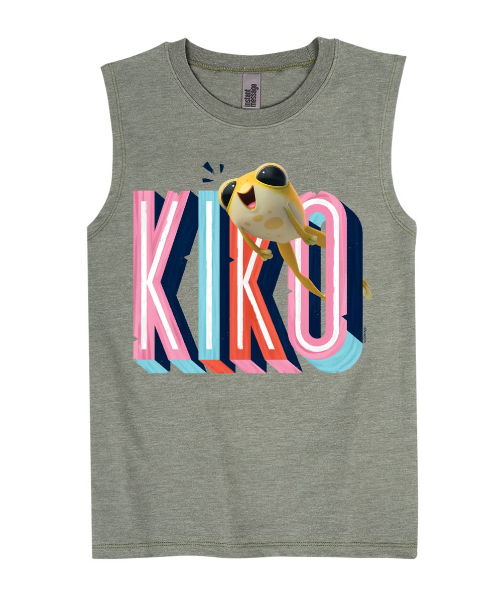 Hybrid Apparel Santiago of The Sea Kiko Youth Muscle Tank Top for Boys - Cool Graphic Tee Shirt for Summer, Beach, and Casual Wear