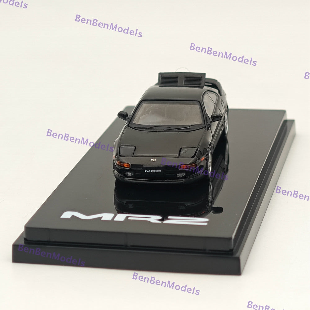 1/64 Scale Hobby Japan Toyota MR2 (SW20) GT S 1991 Diecast Model Car - Black HJ642045BK | Collectible Miniature Vehicle for Display, Gifts & Car Enthusiasts