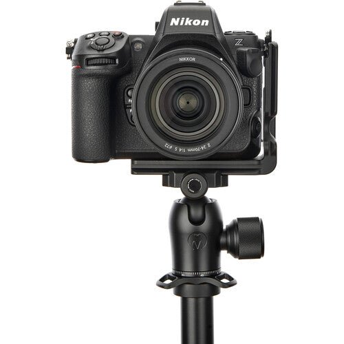 3 Legged Thing Zooey QD L Bracket for Nikon Z8 (Darkness) - Quick Release Camera Mount for Nikon Z8 DSLR - Perfect for Landscape, Portrait & Studio Photography