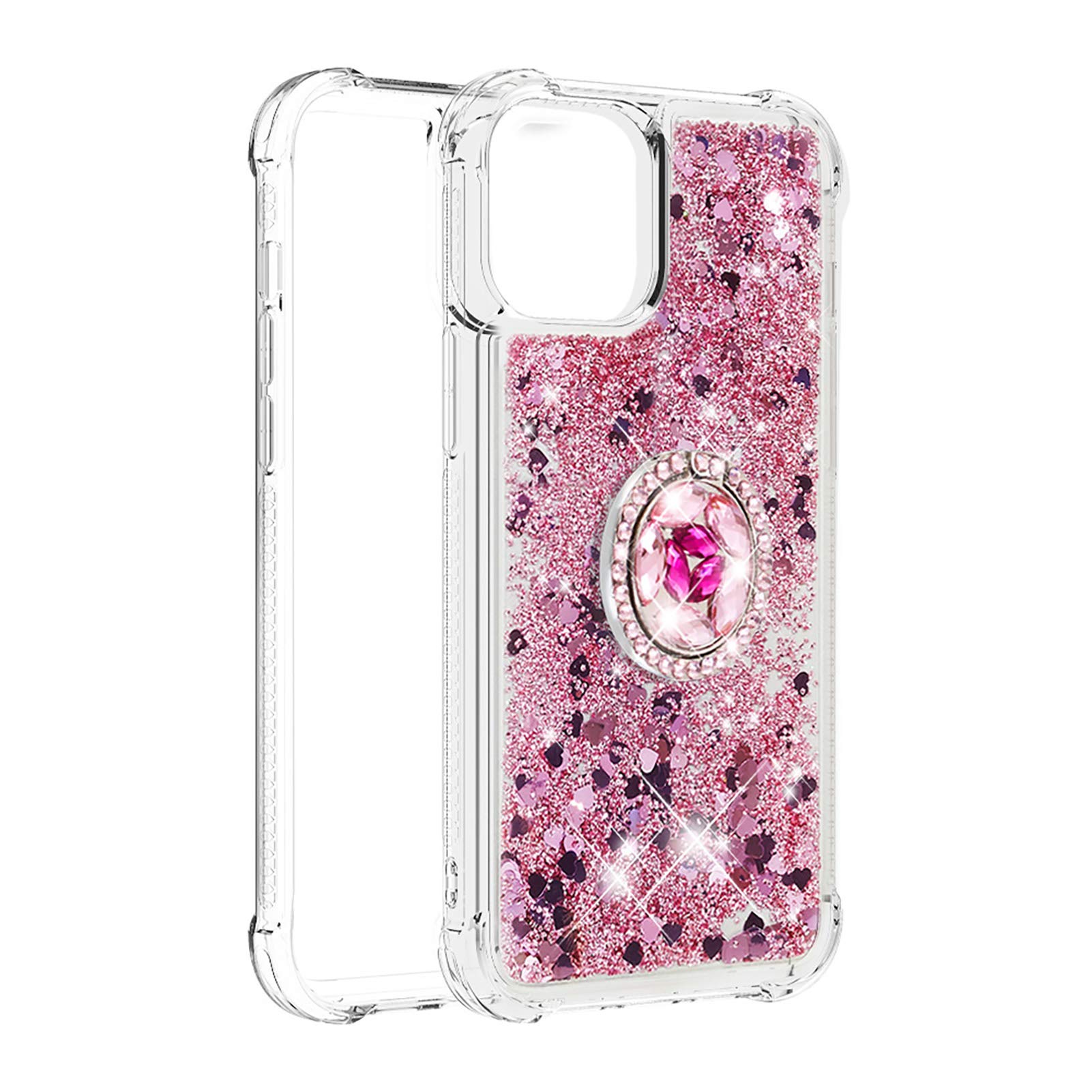 CCSmall Liquid Glitter Phone Case Compatible with iPhone 12 Pro Max (6.7