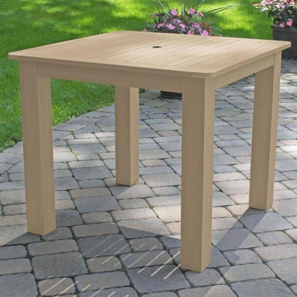 Premium Outdoor Square Counter Height Dining Table Set - Weather-Resistant Patio Furniture for Backyard, Garden & Poolside Dining