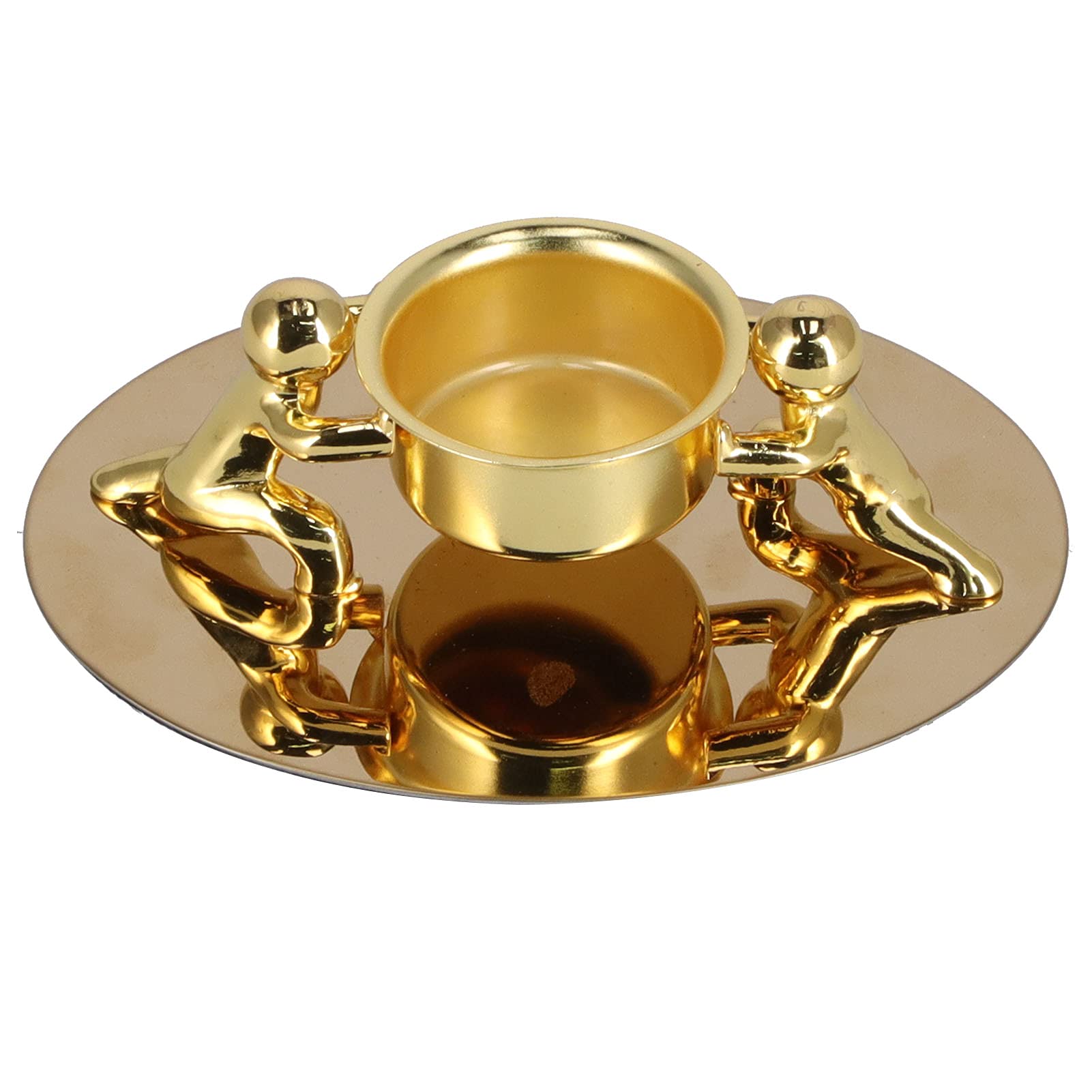RANNYY Stainless Steel Candlestick Holder - Elegant Gold Candle Stand for Romantic Home Decor, Wedding Centerpiece & Tabletop Decoration