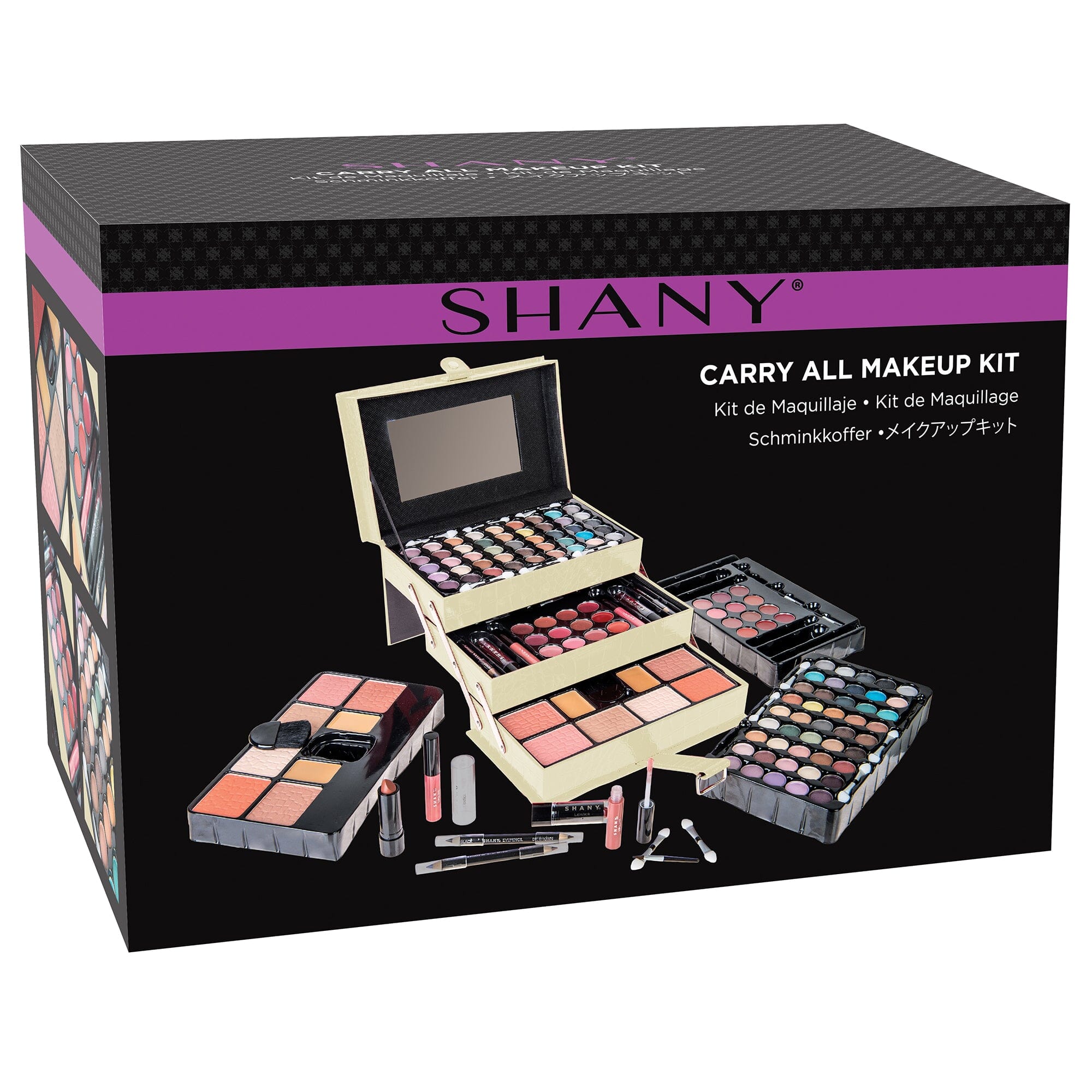 All-in-One Professional Makeup Kit with Storage Case - Perfect for Travel, Bridal & Everyday Makeup Application