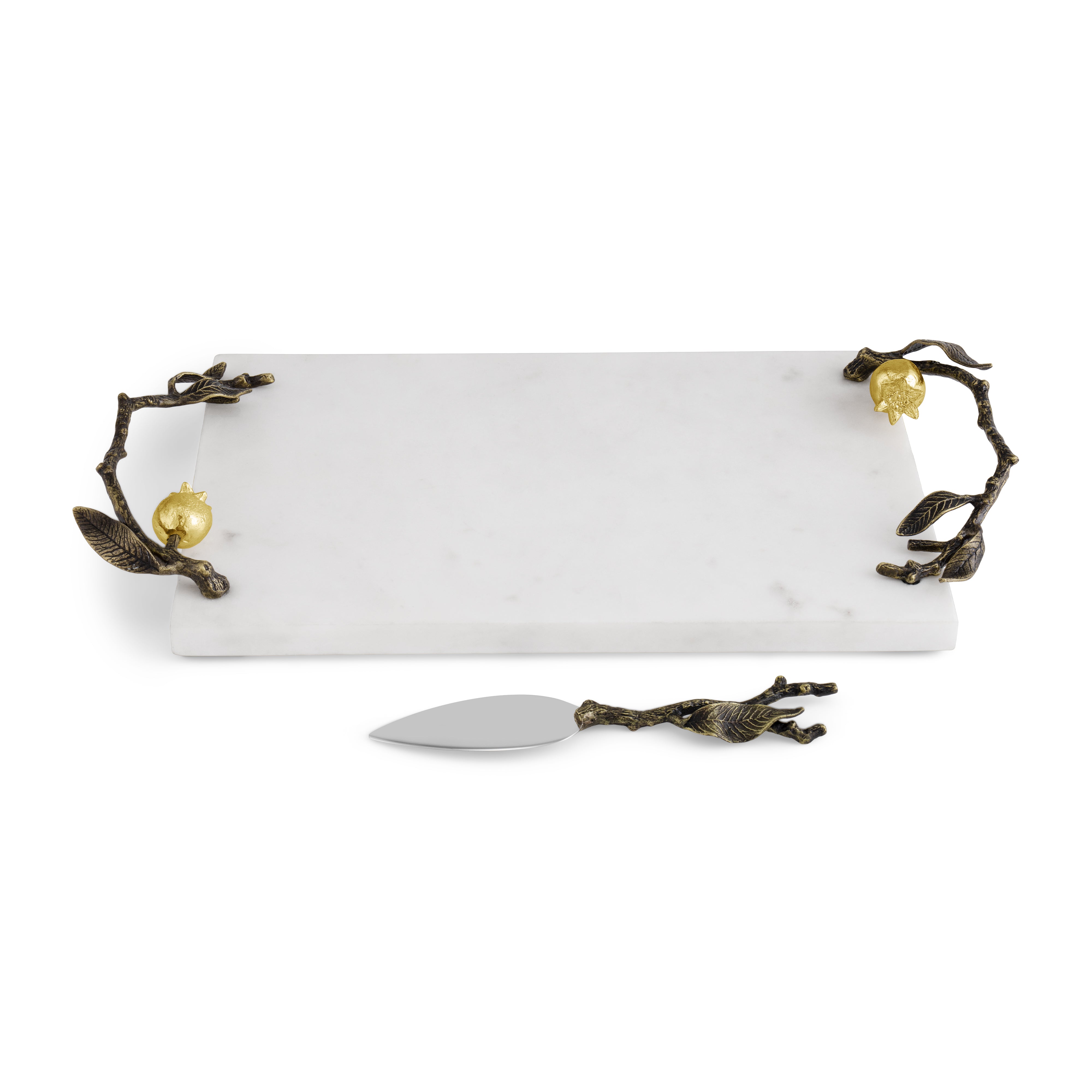 Premium Pomegranate Small Cheese Board with Knife Set - Perfect for Charcuterie, Wine Pairing & Entertaining