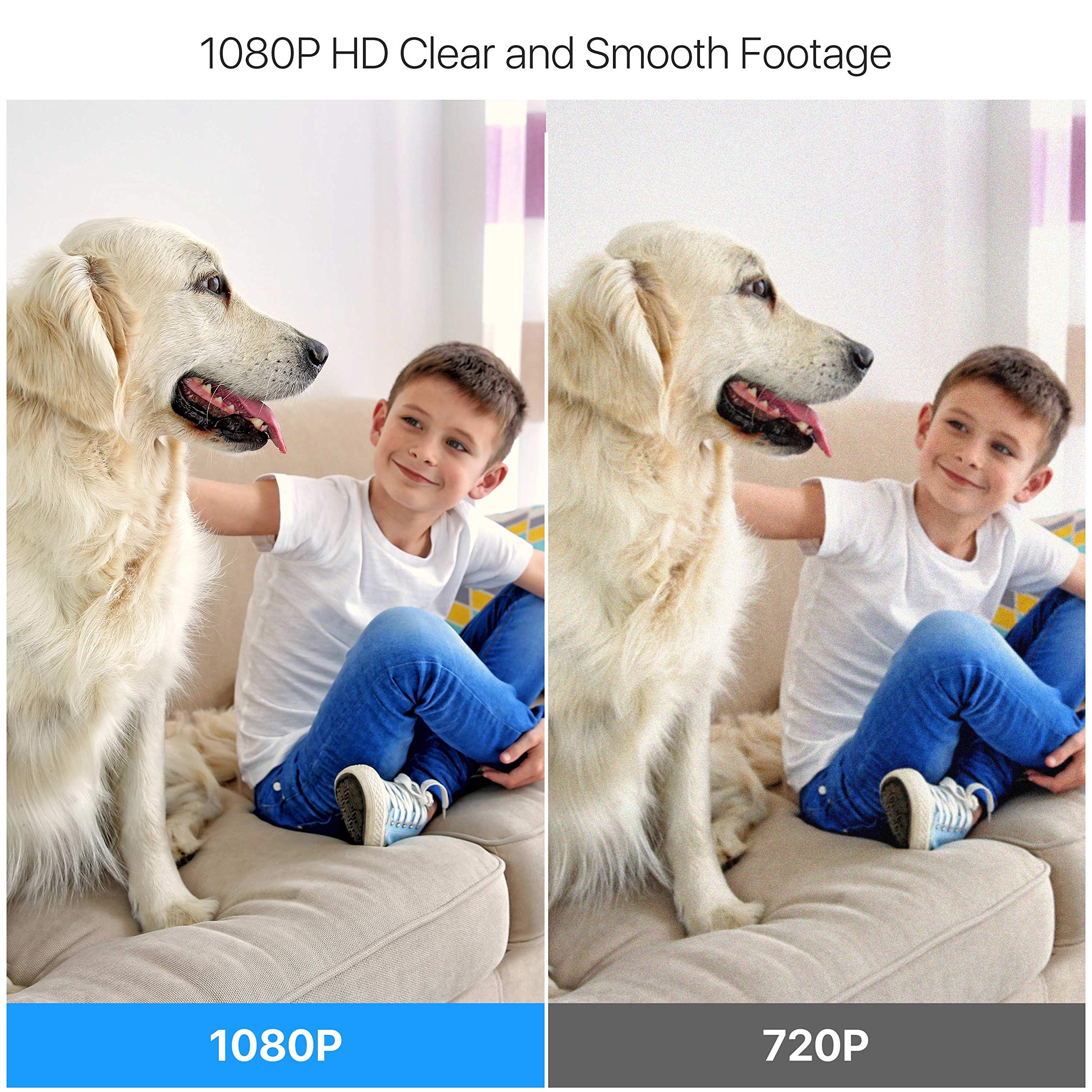 ZOSI 8CH 1080P Outdoor Security Camera System with 2TB HDD, 8 Channel CCTV DVR & 8x 1920TVL HD Surveillance Cameras - Night Vision, Motion Detection, Remote Viewing for Home & Business Protection
